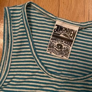 Jungmaven hemp striped tank top